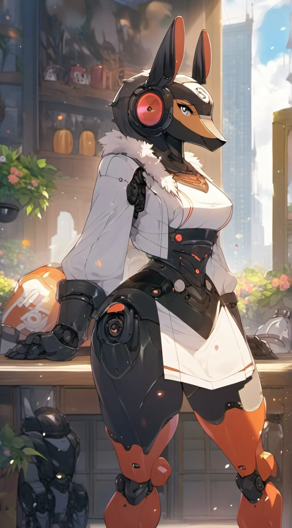 ai character: Alice (Protogen) background