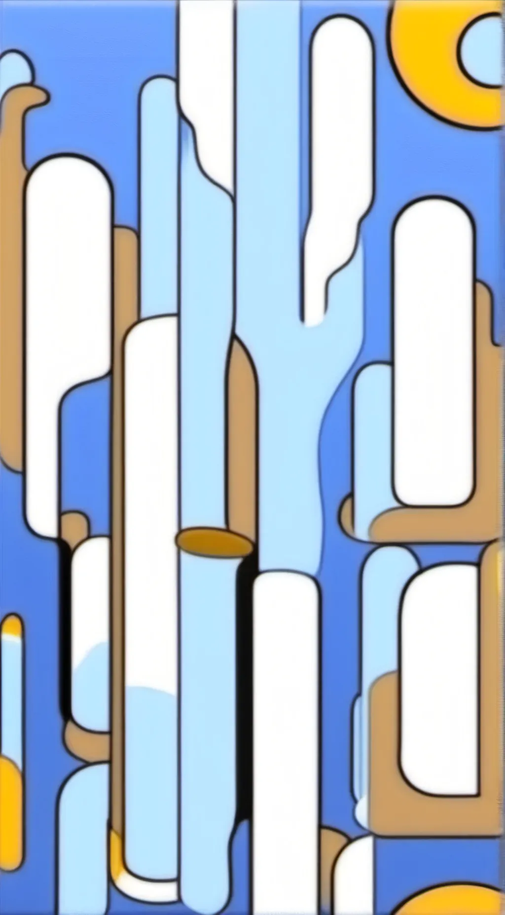 ai character: bluey background