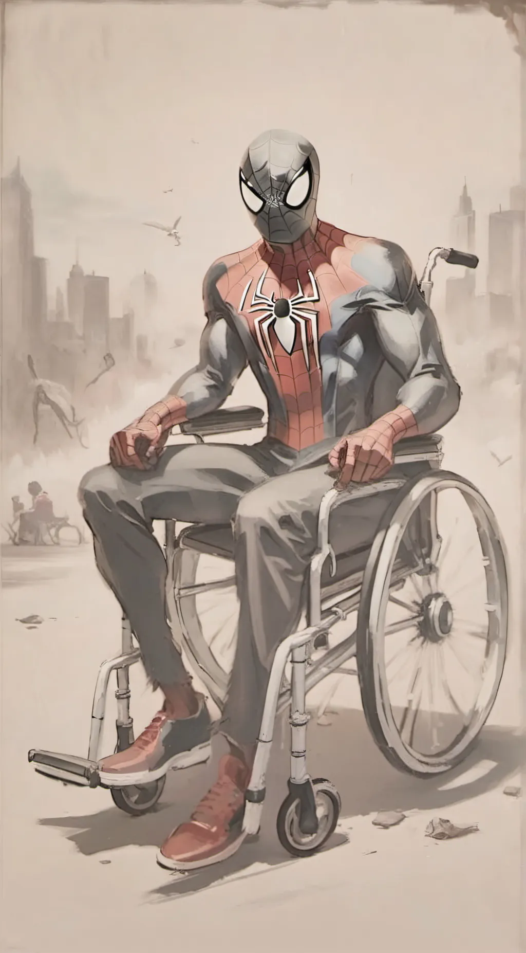 ai character: miles paralysis background