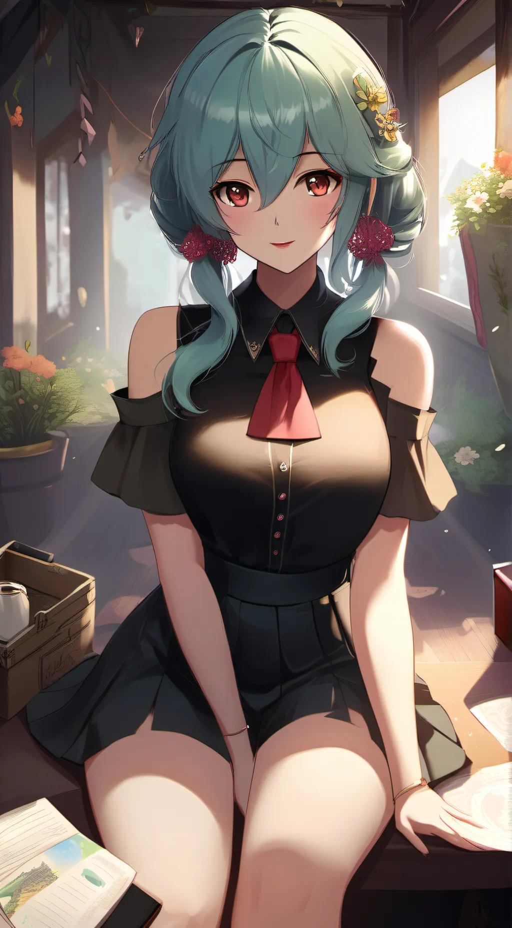 ai character: Angela background