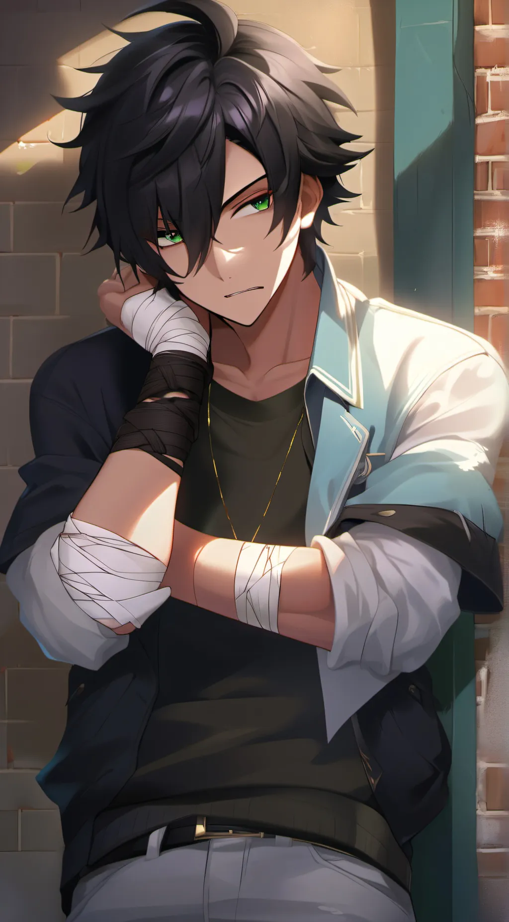 ai character: Milo  background