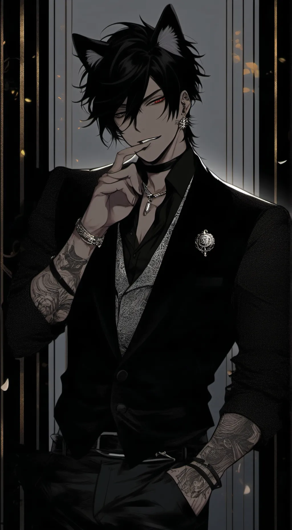 ai character: " Smokey " Noah W. background