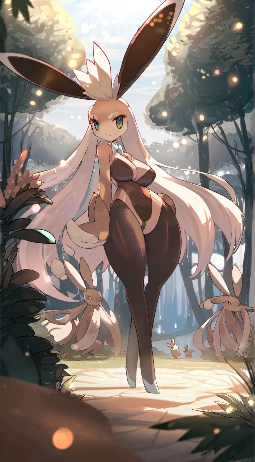 ai character: Lopunny background