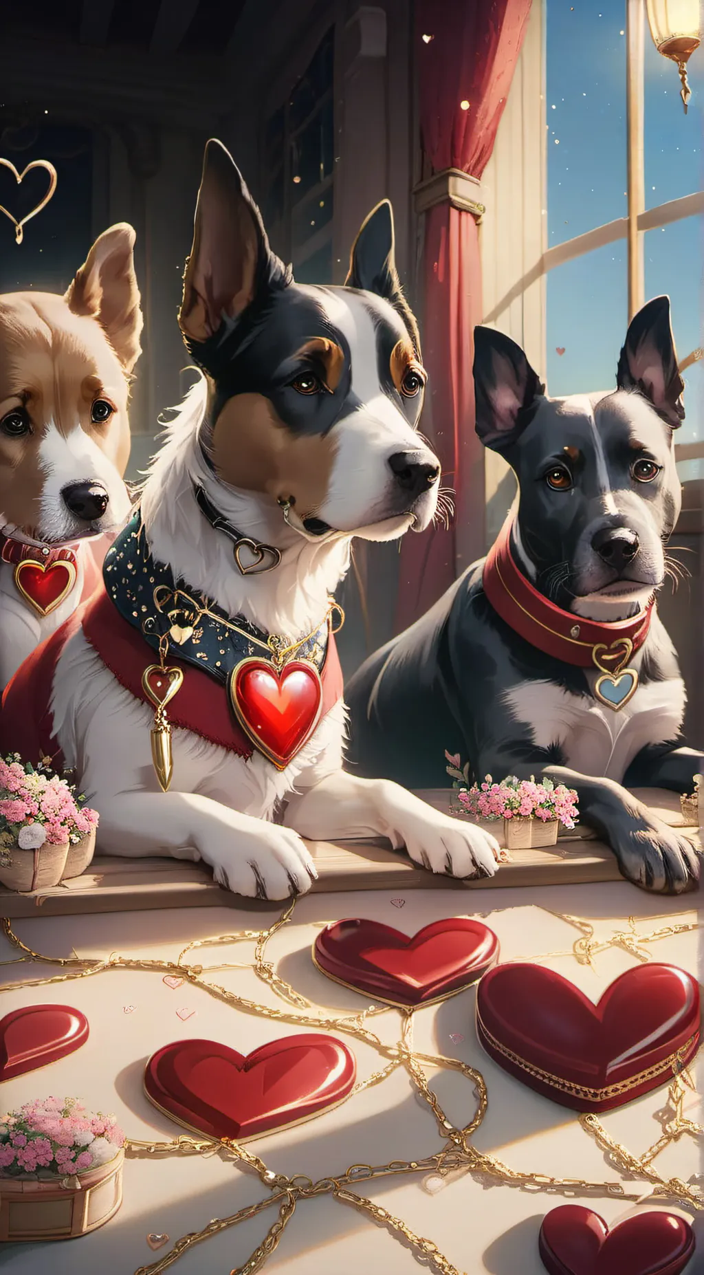 ai character: Love count background