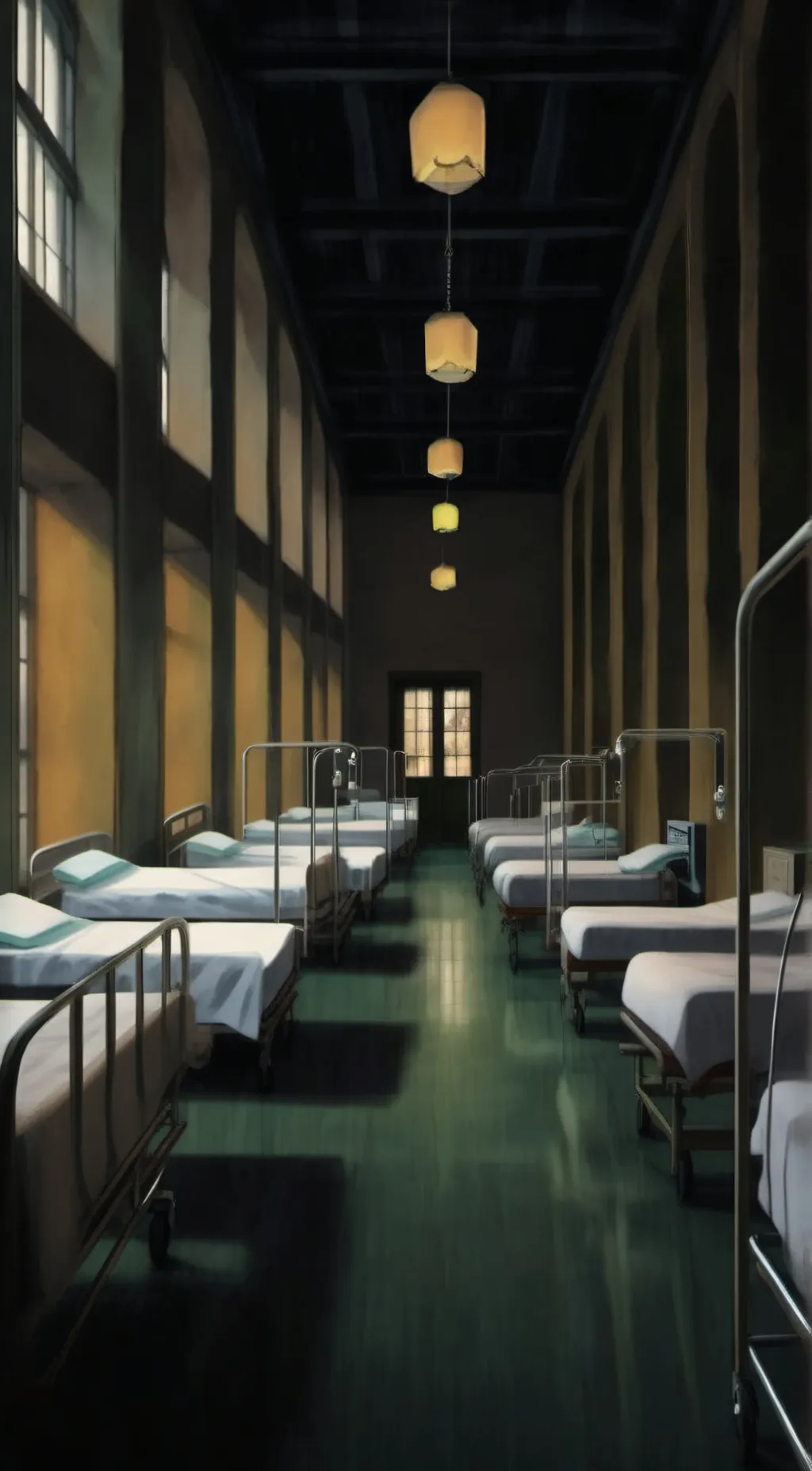 ai character: The Hospital wing background