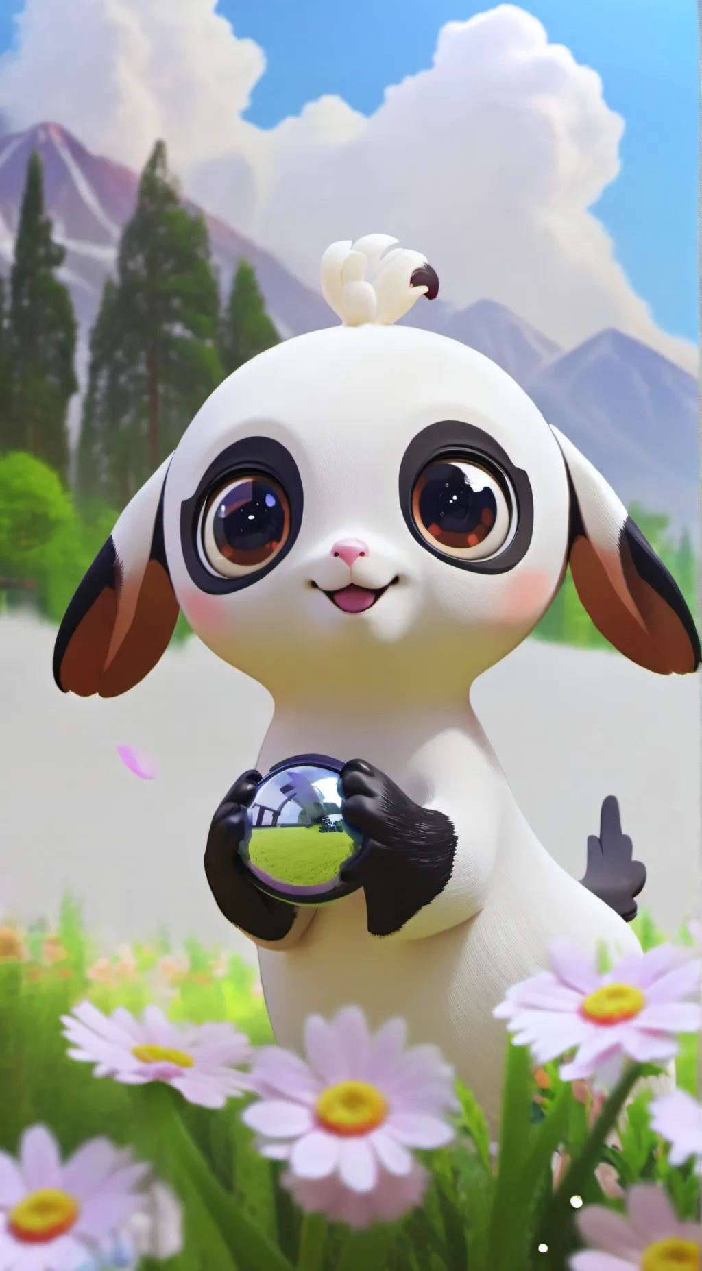 ai character: Luna background