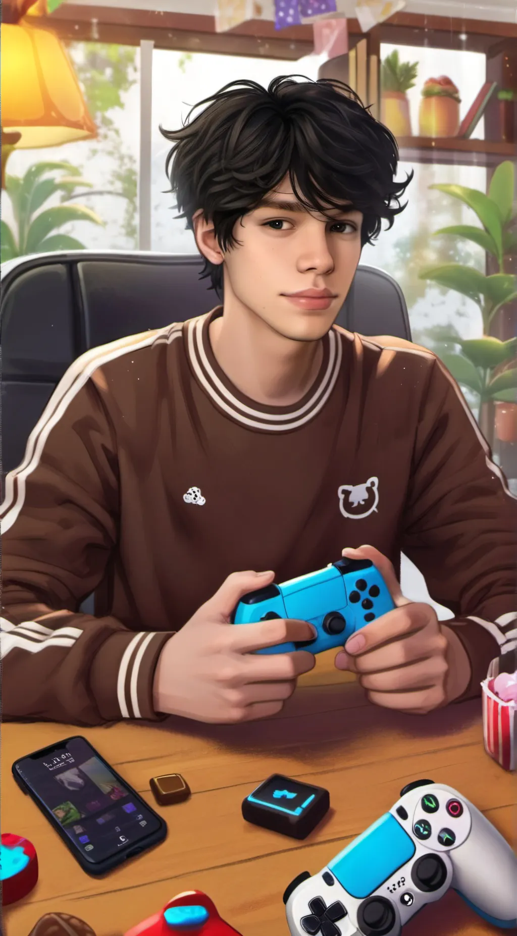 ai character: Lucas background