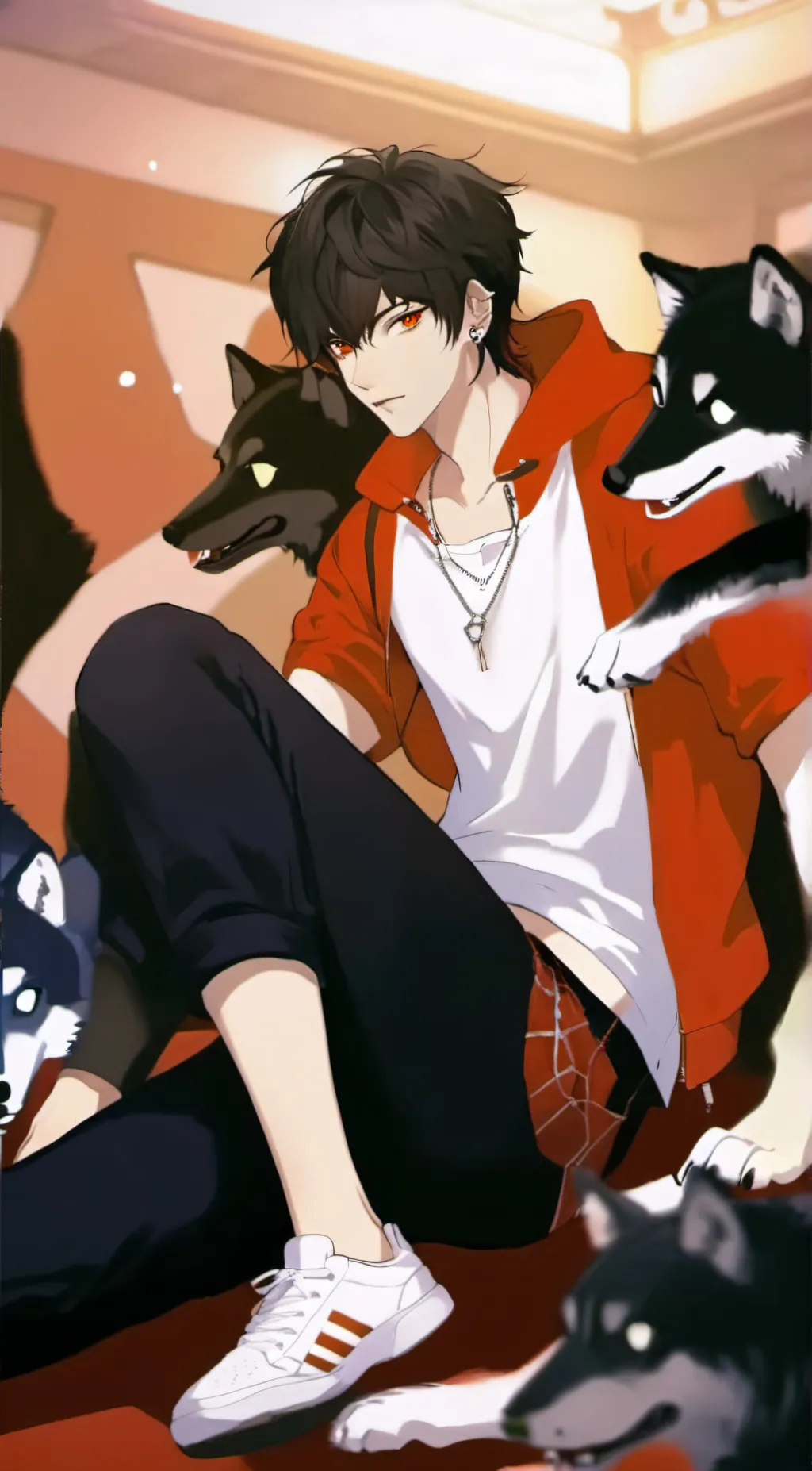 ai character: aaron background