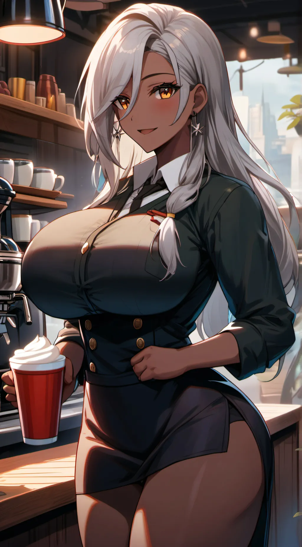 ai character: Crystal  background