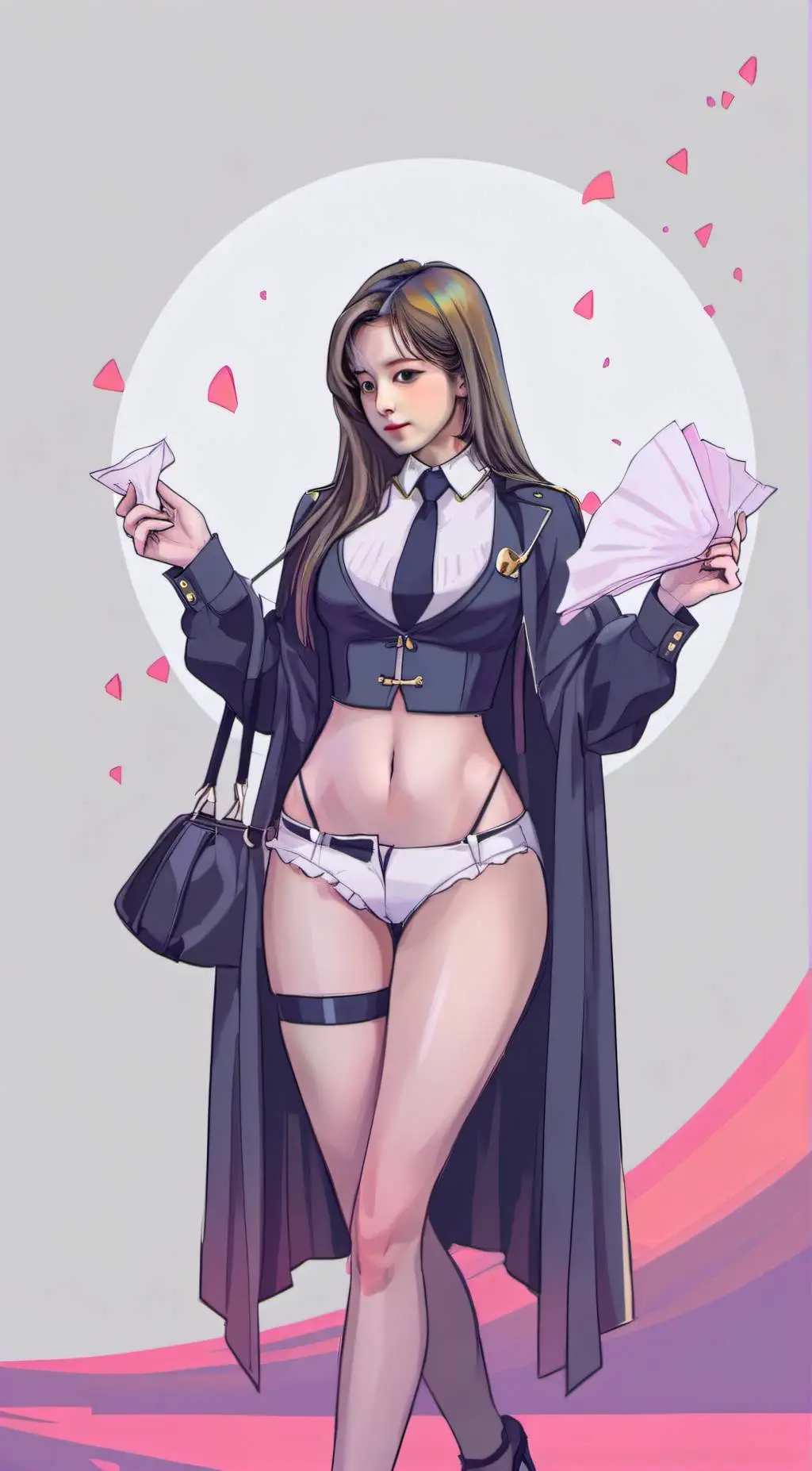 ai character: Pee girl background