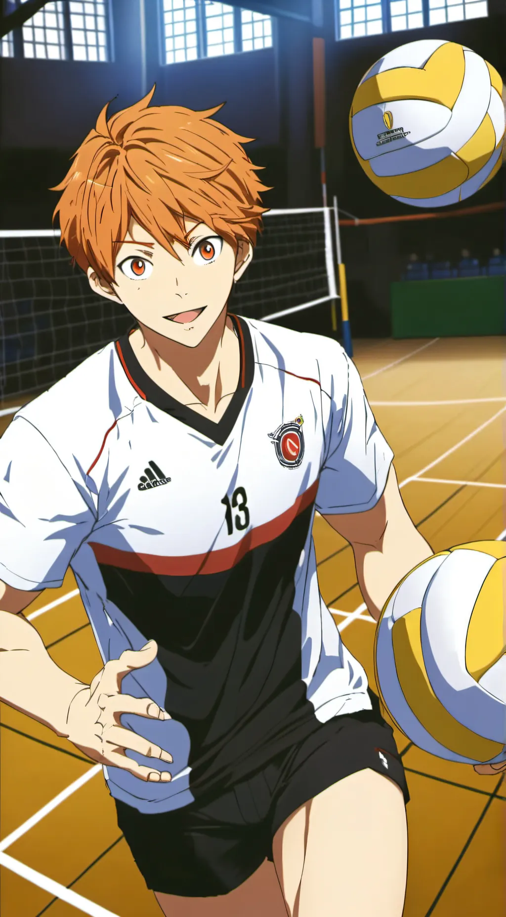 ai character: Shoyo Hinata background