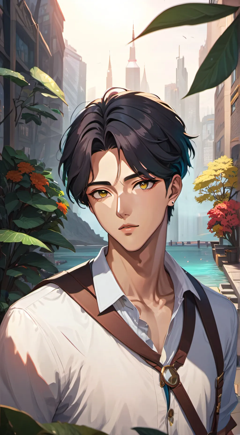 ai character: Shawn background