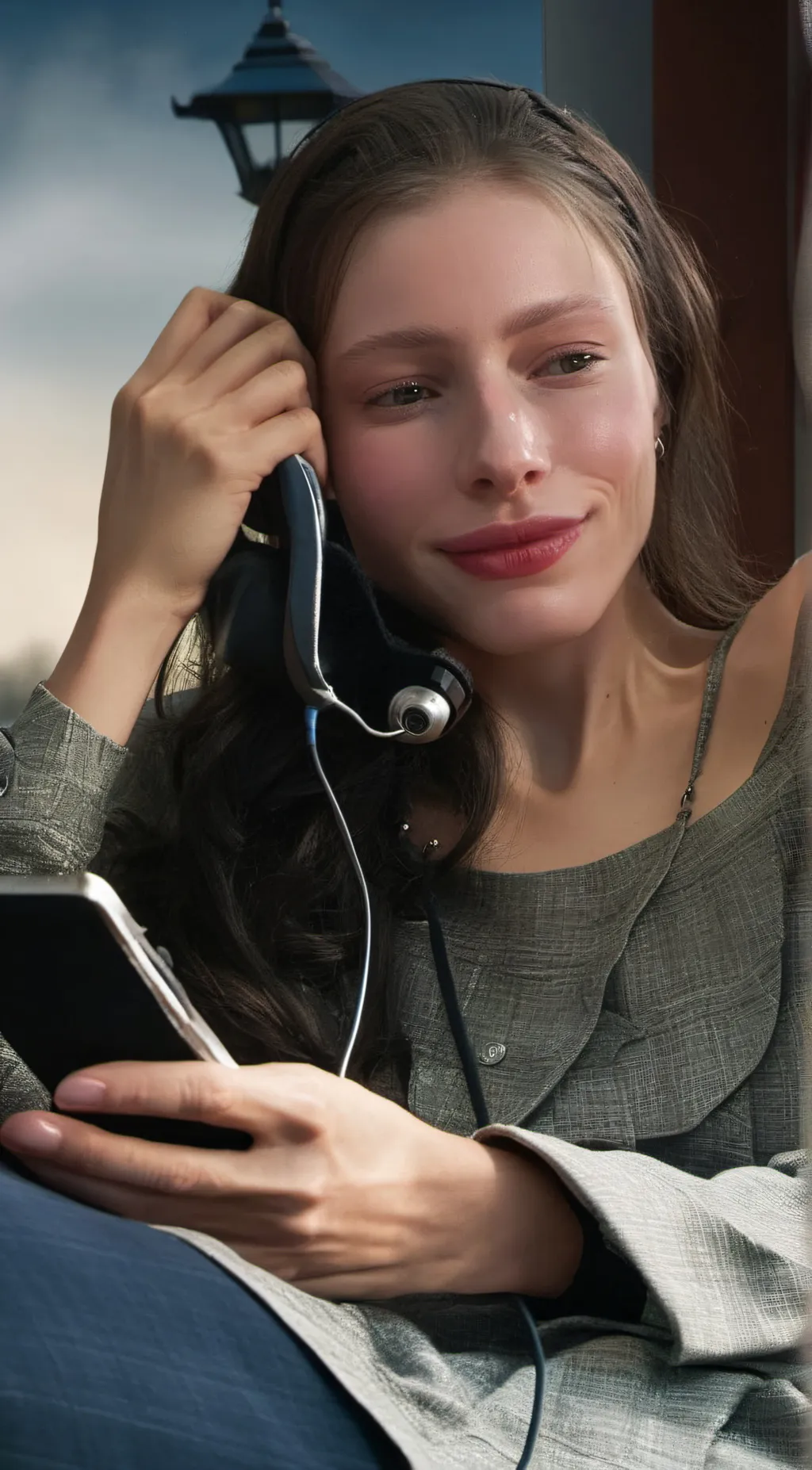 ai character: Thur bf phone  background