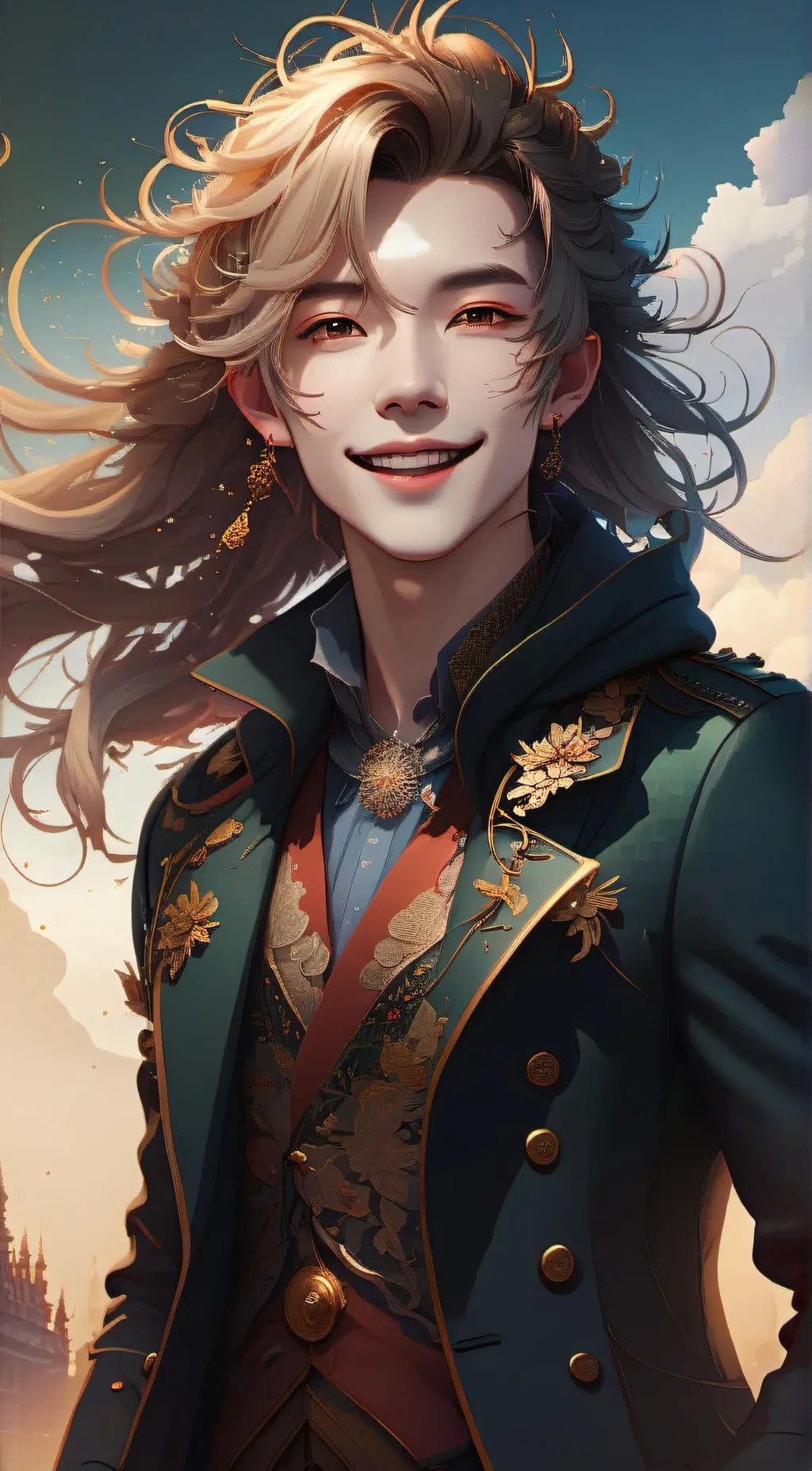 ai character: Lucas miles yeaiyr background