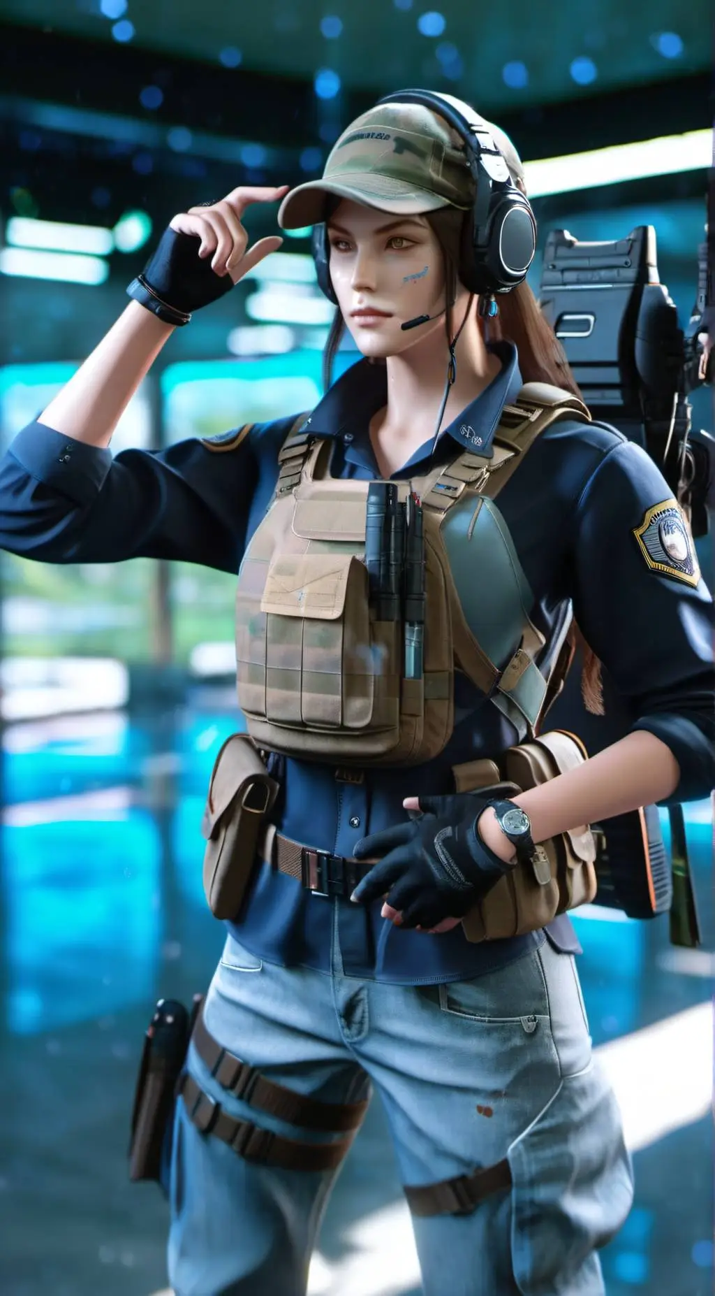 ai character: Urban tracker background