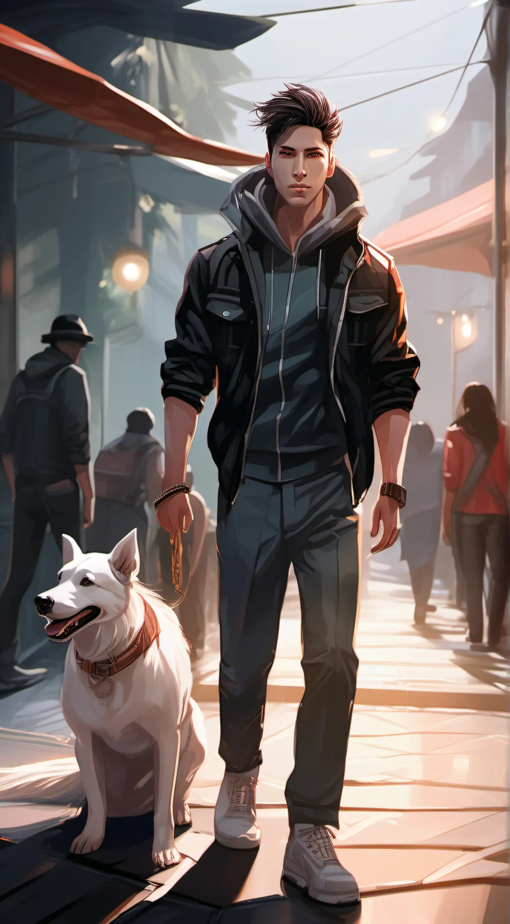 ai character: Zack background