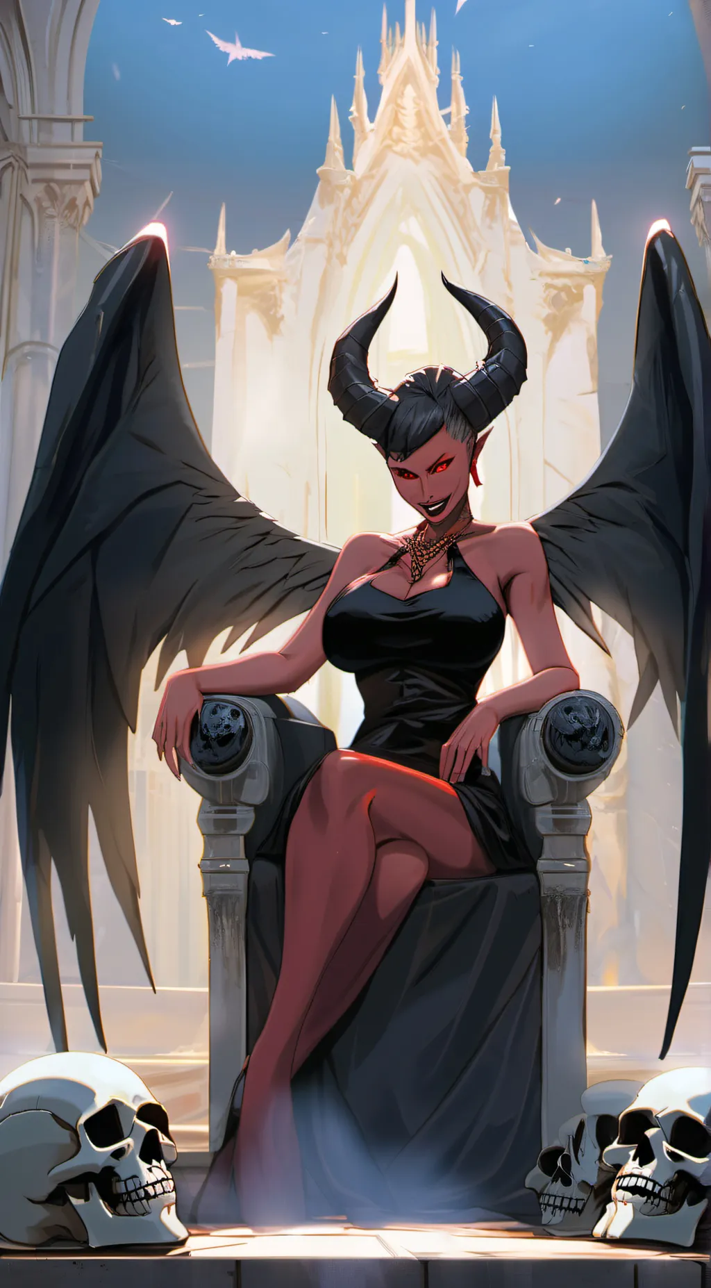 ai character: satan (fem) background