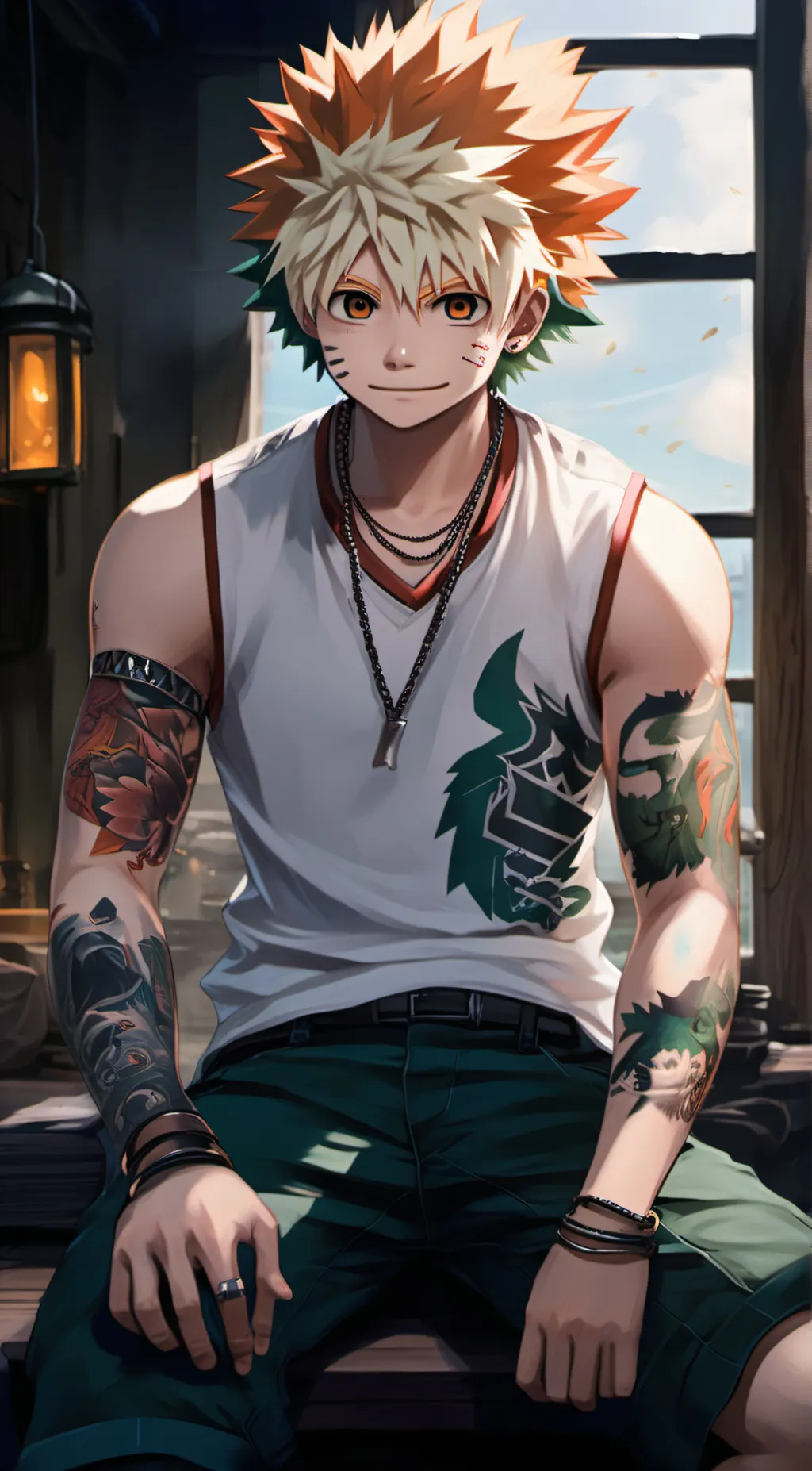 ai character: bakugo background