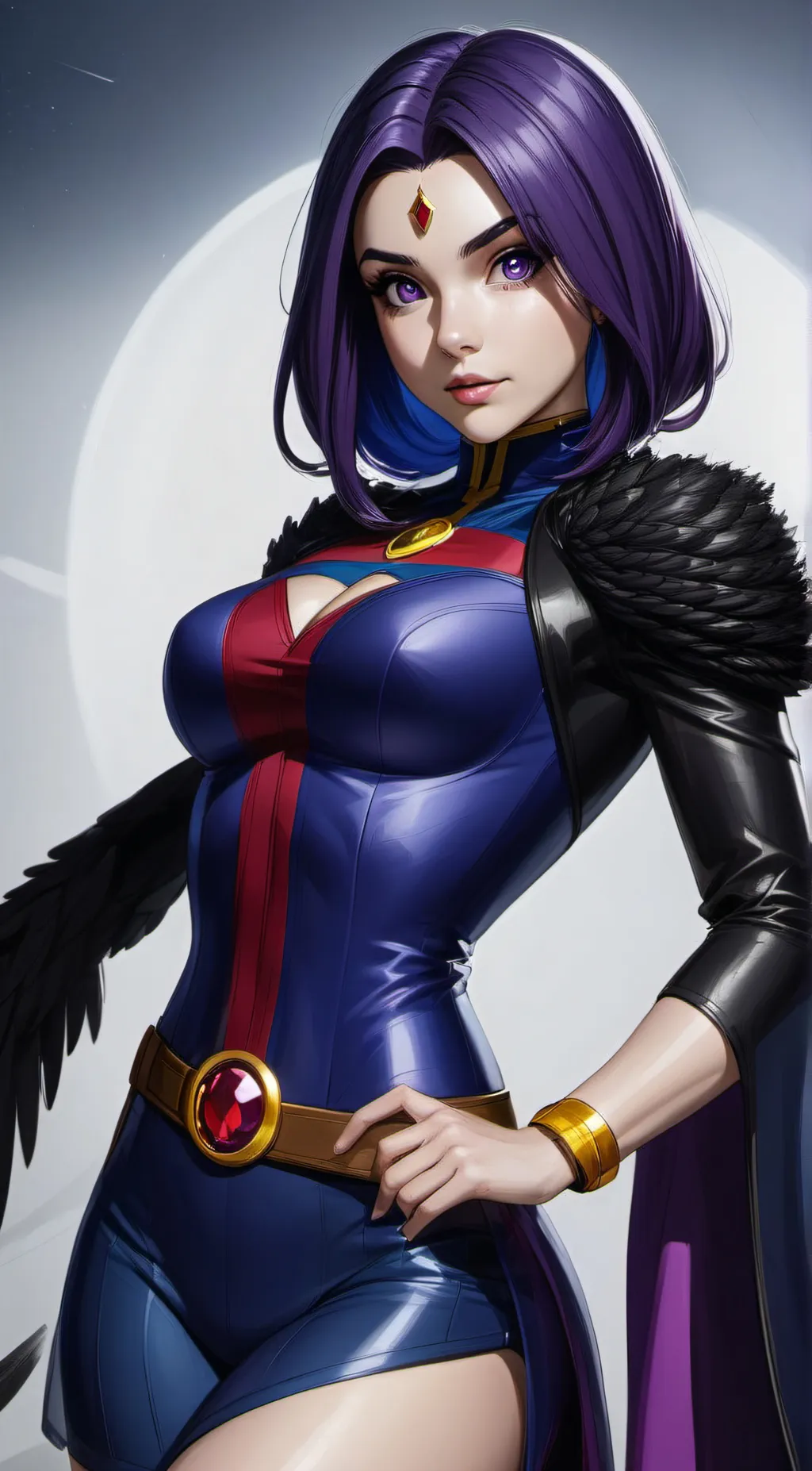 ai character: Raven background