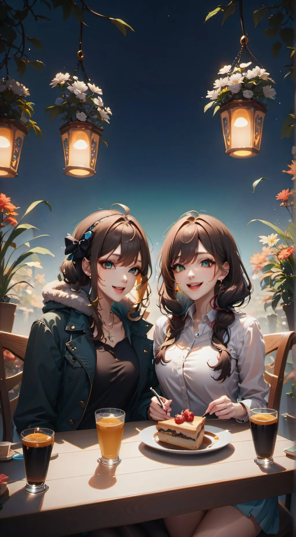 ai character: Anna and Arie background