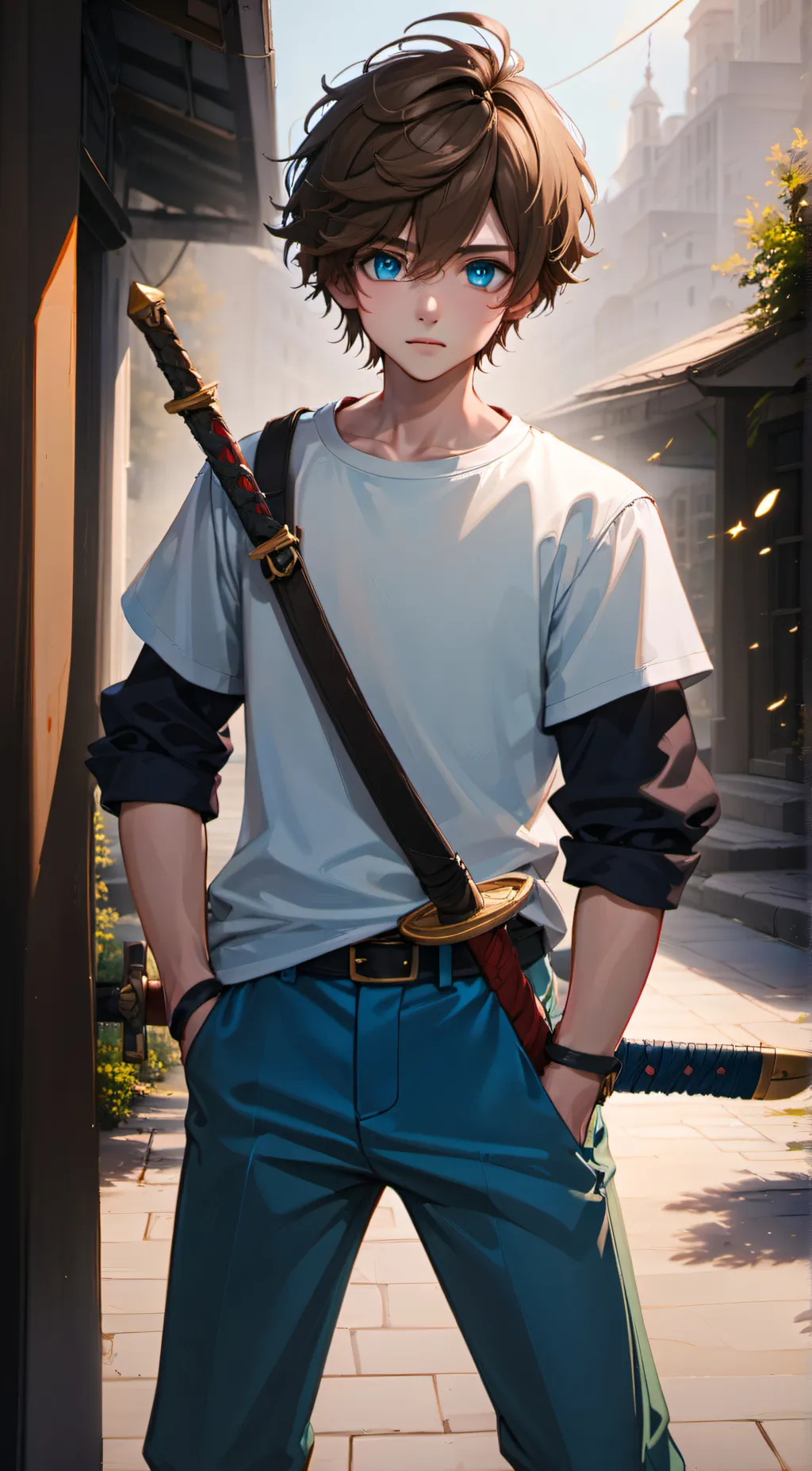 ai character: Steve background