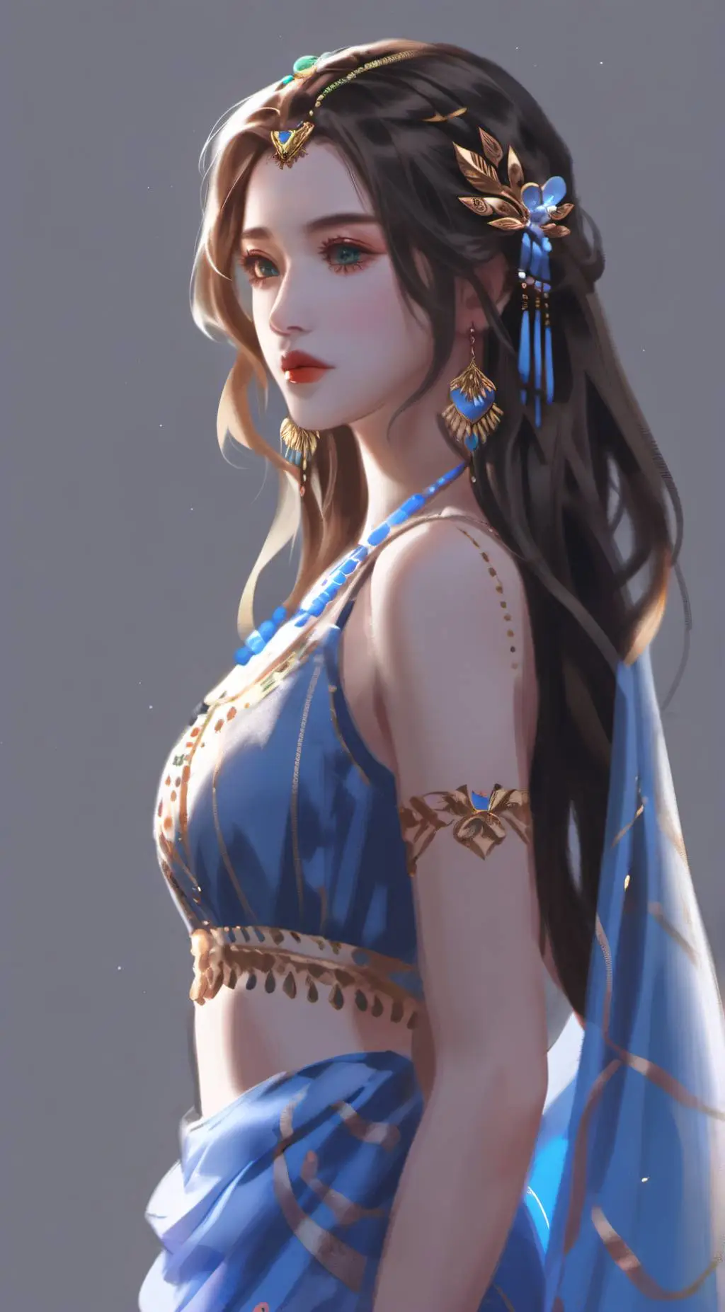ai character: Rose background