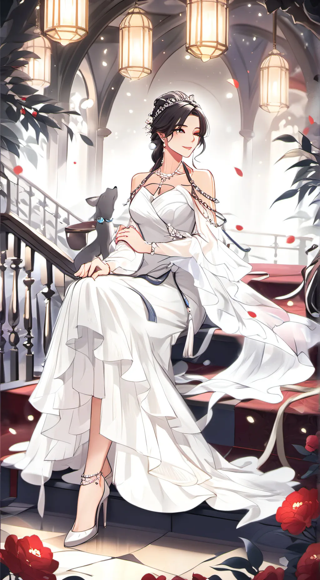 ai character: Blossom background