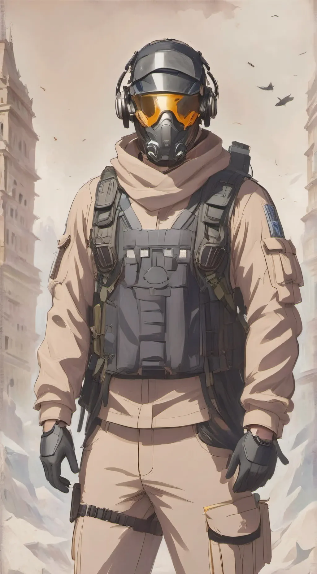 ai character: Fuz background