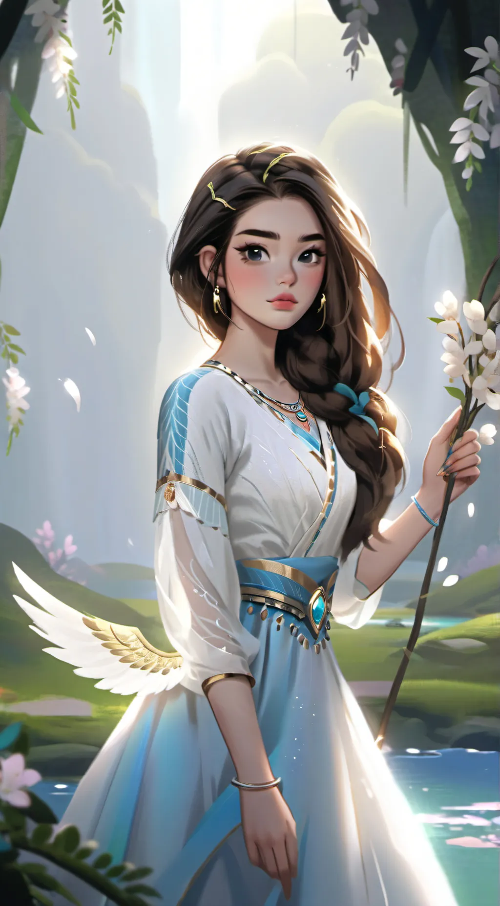 ai character: Lily background