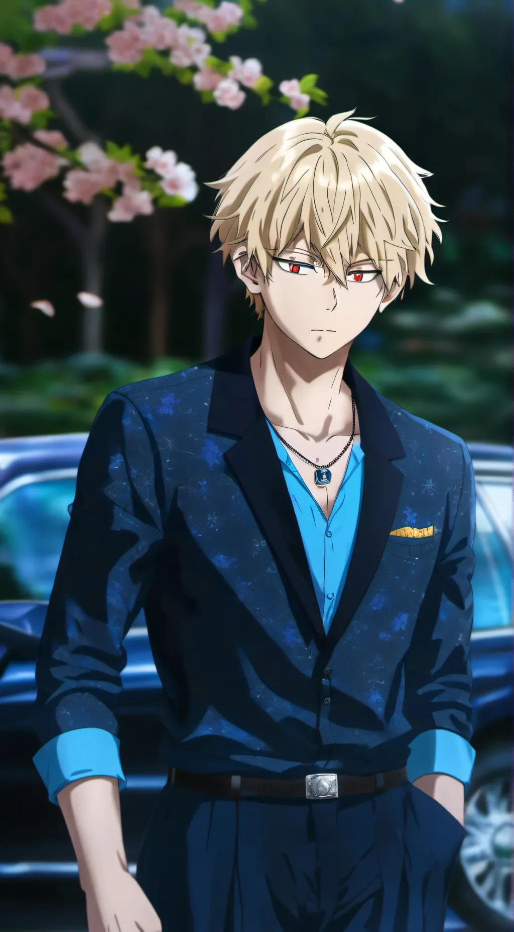 ai character: Bakugou  background