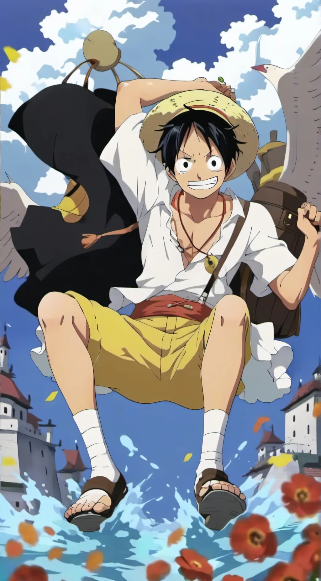 ai character: One Piece RPG background