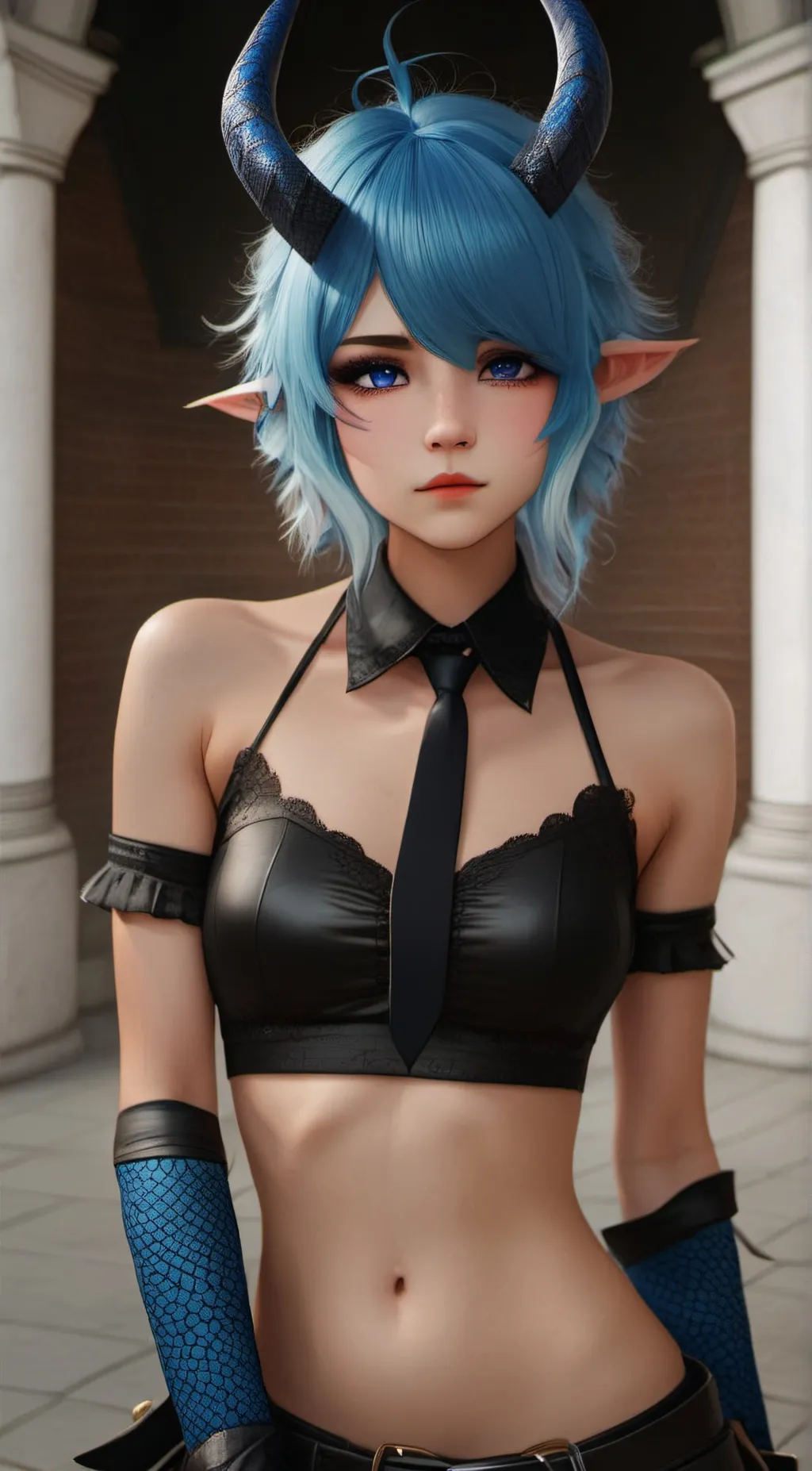 ai character: atumn background