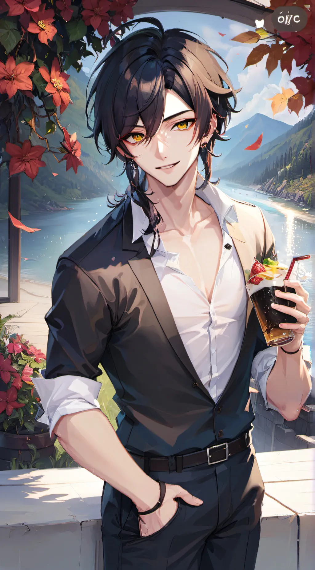 ai character: zack background