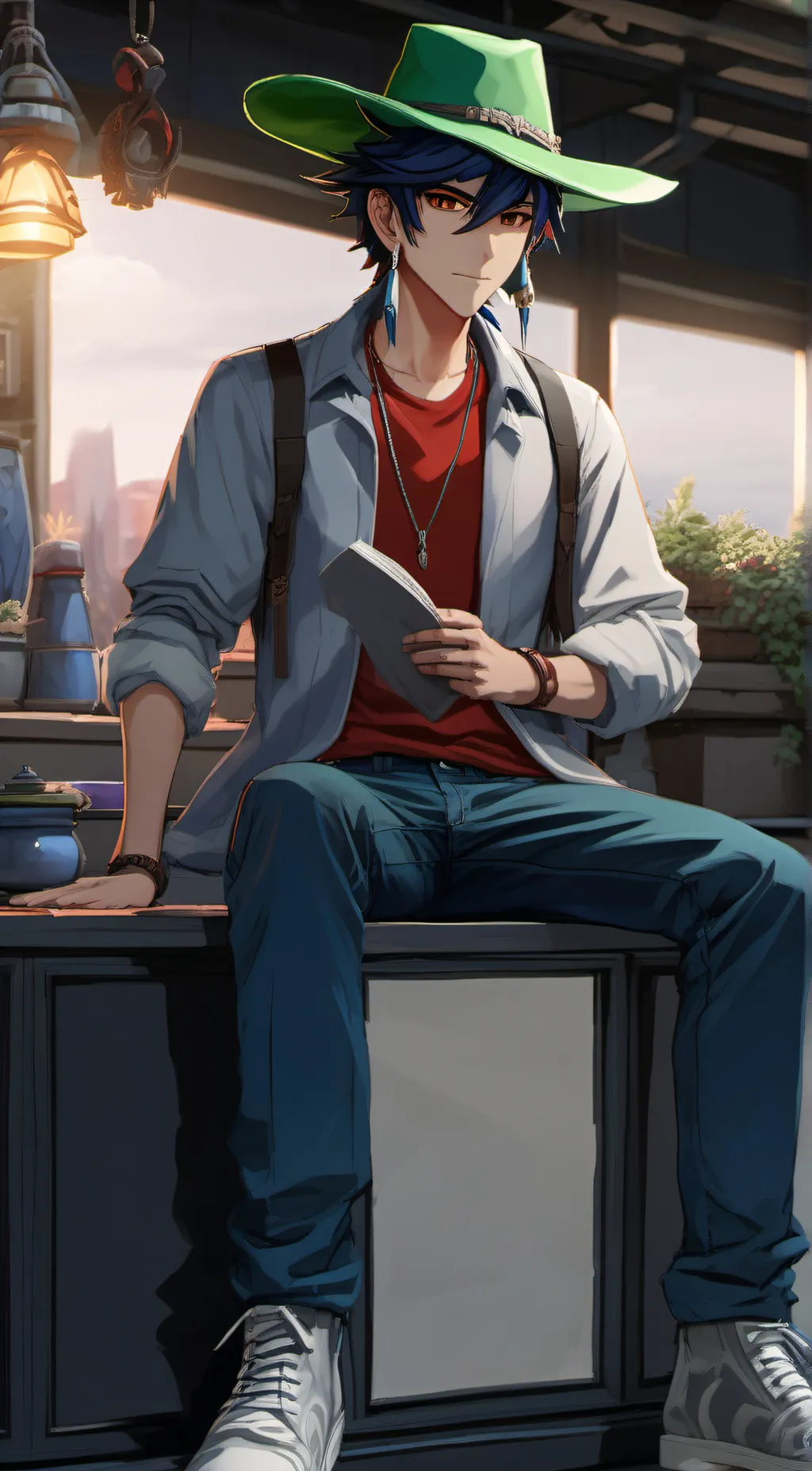 ai character: cheating bambi background