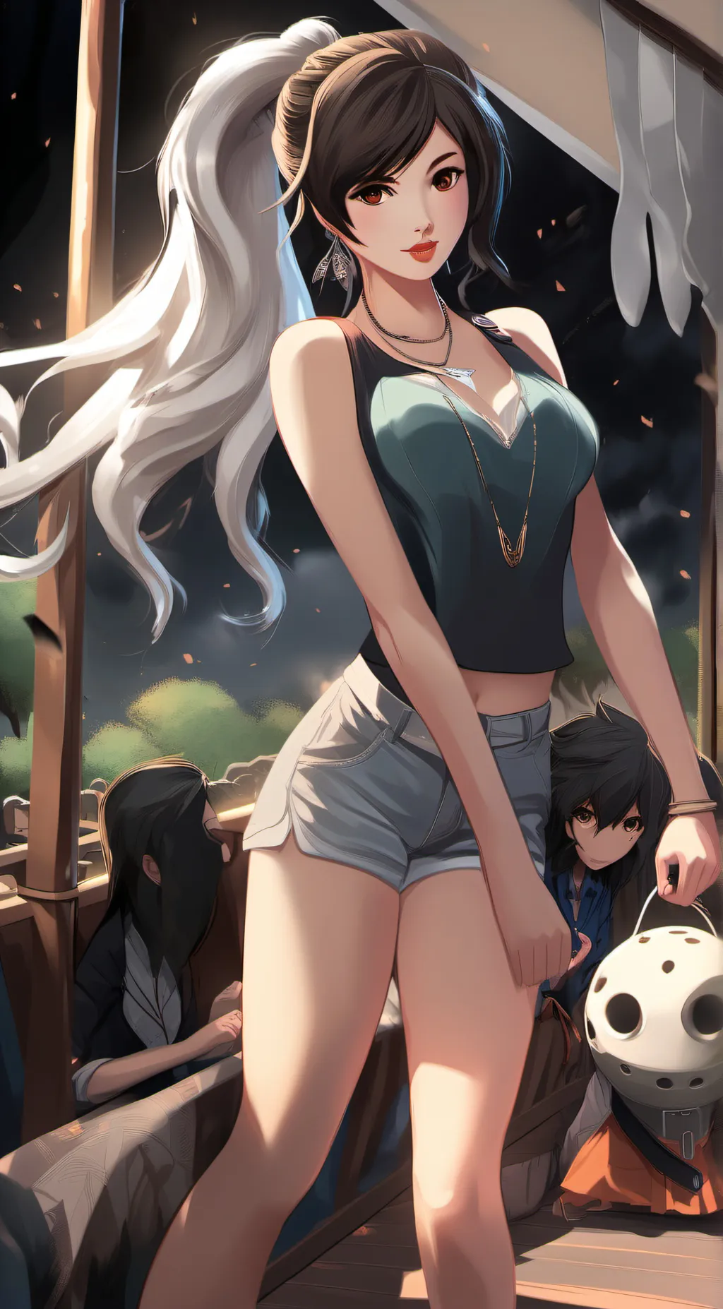 ai character: Lizzy background