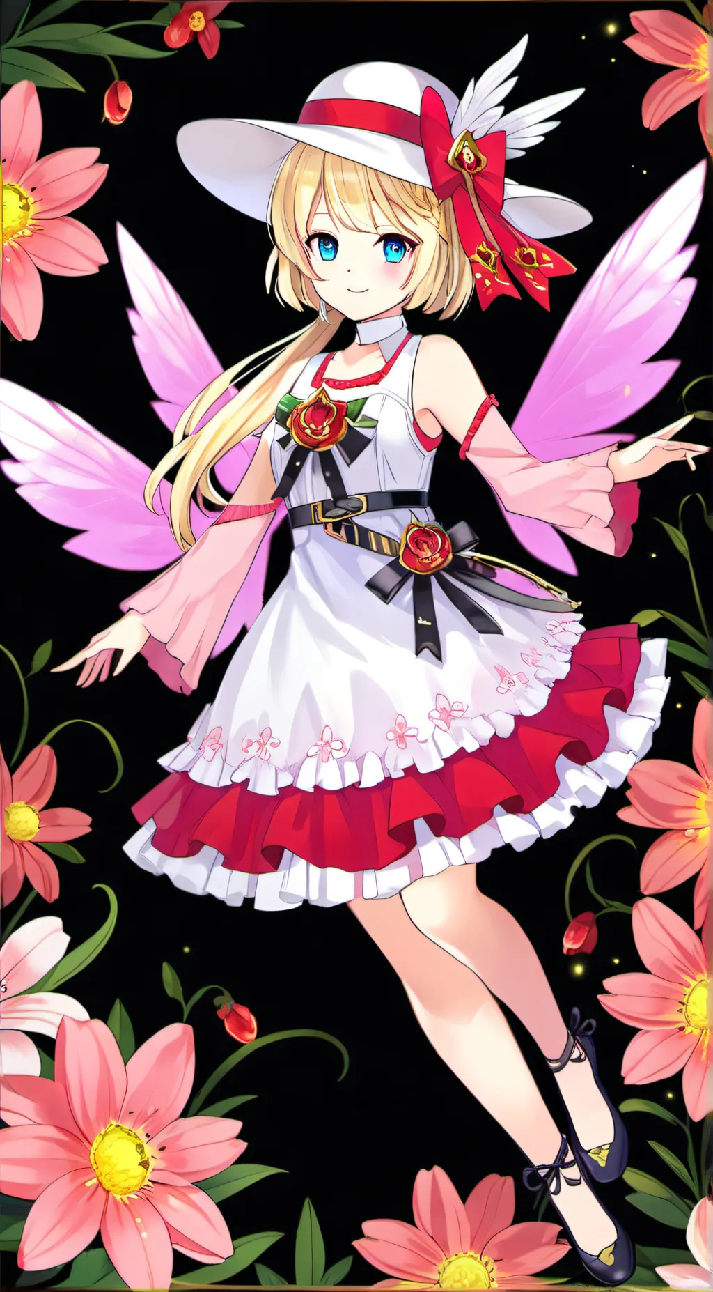 ai character: Lily White(Touhou) background