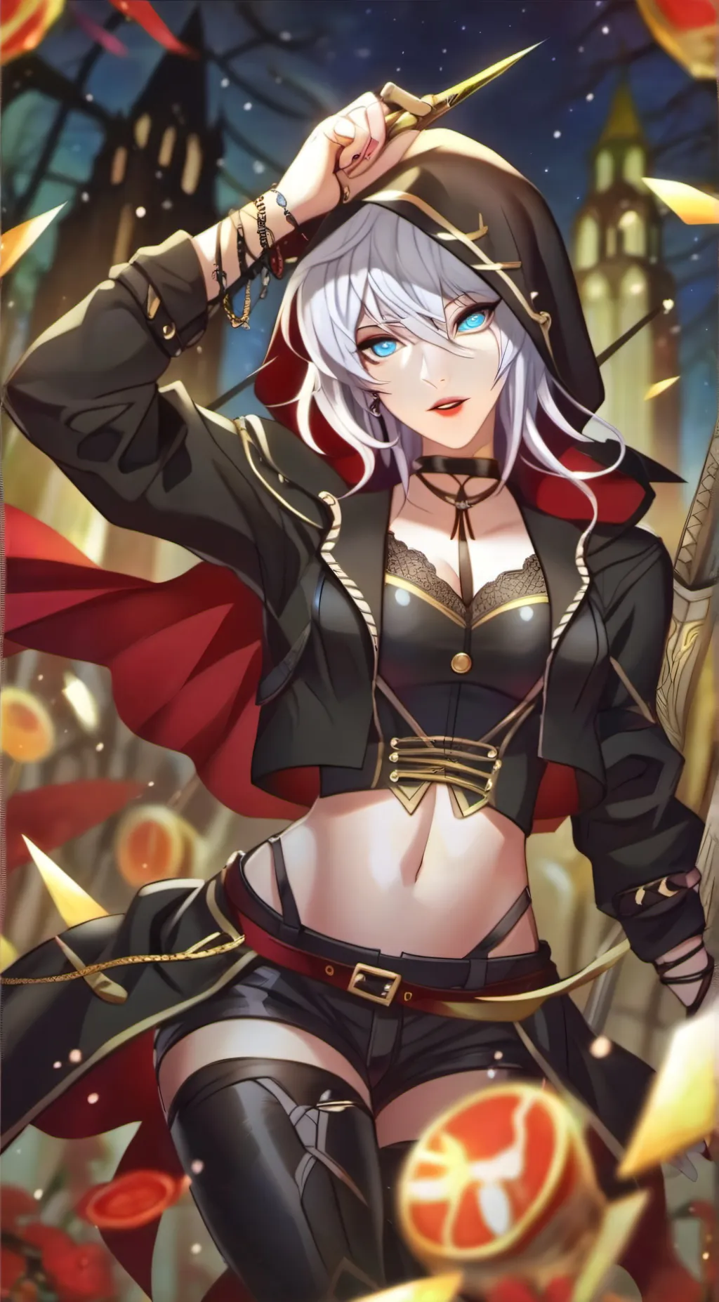 ai character: Rose background