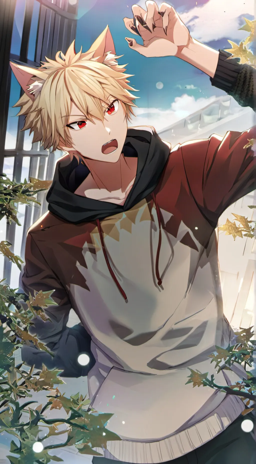 ai character: wolf bakugo background