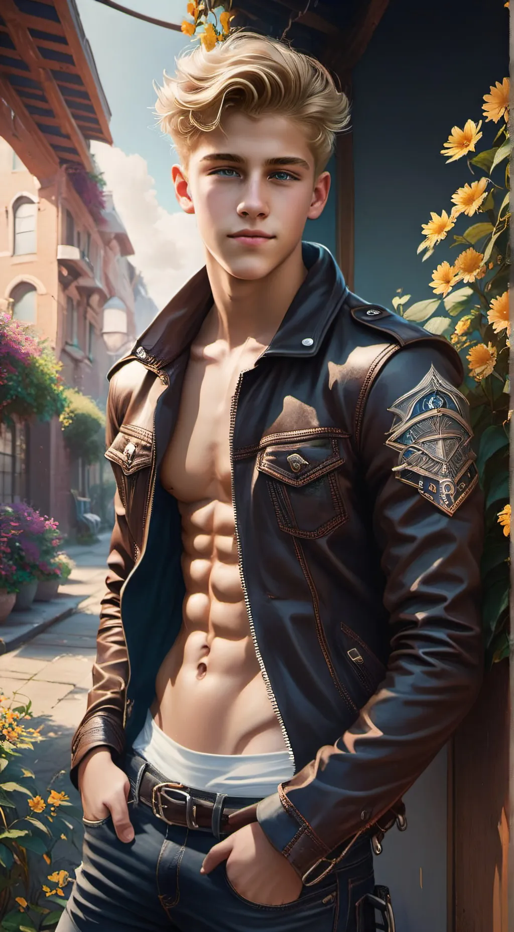 ai character: Weston  background
