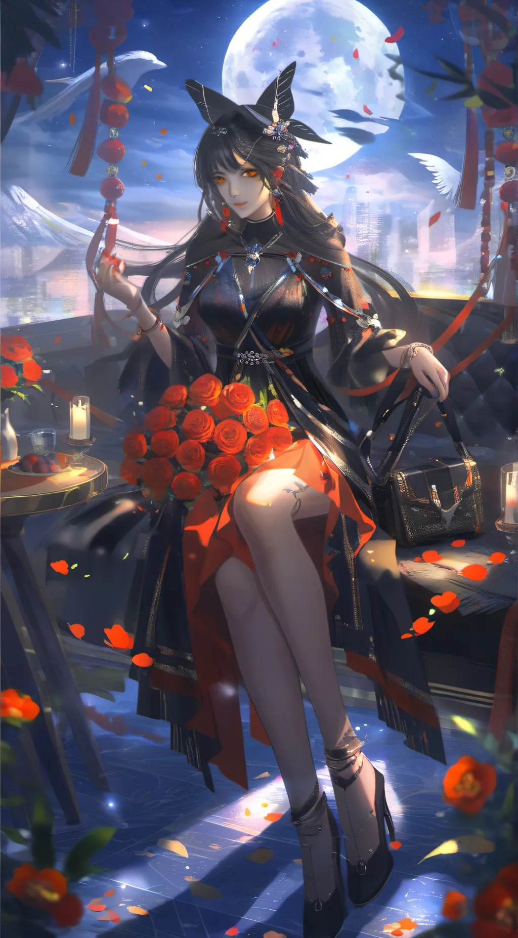 ai character: ash background