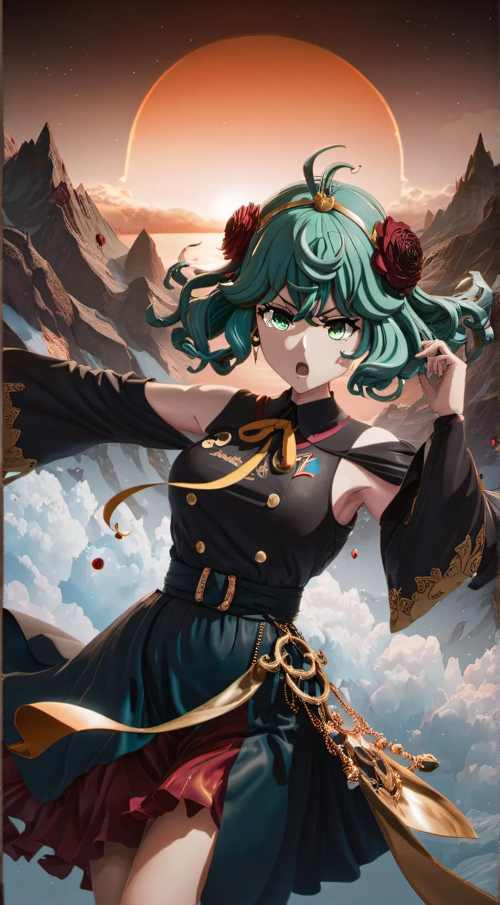 ai character: Tatsumaki background