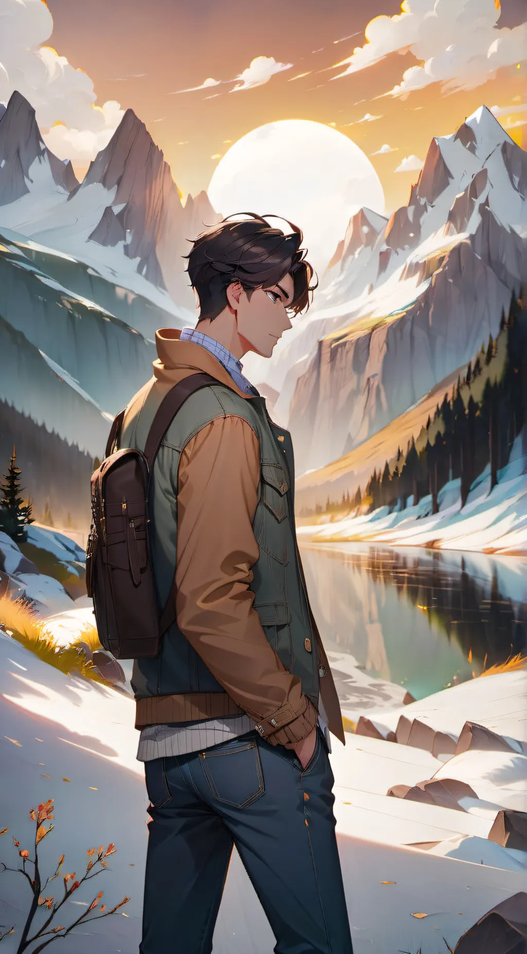 ai character: Zack  background