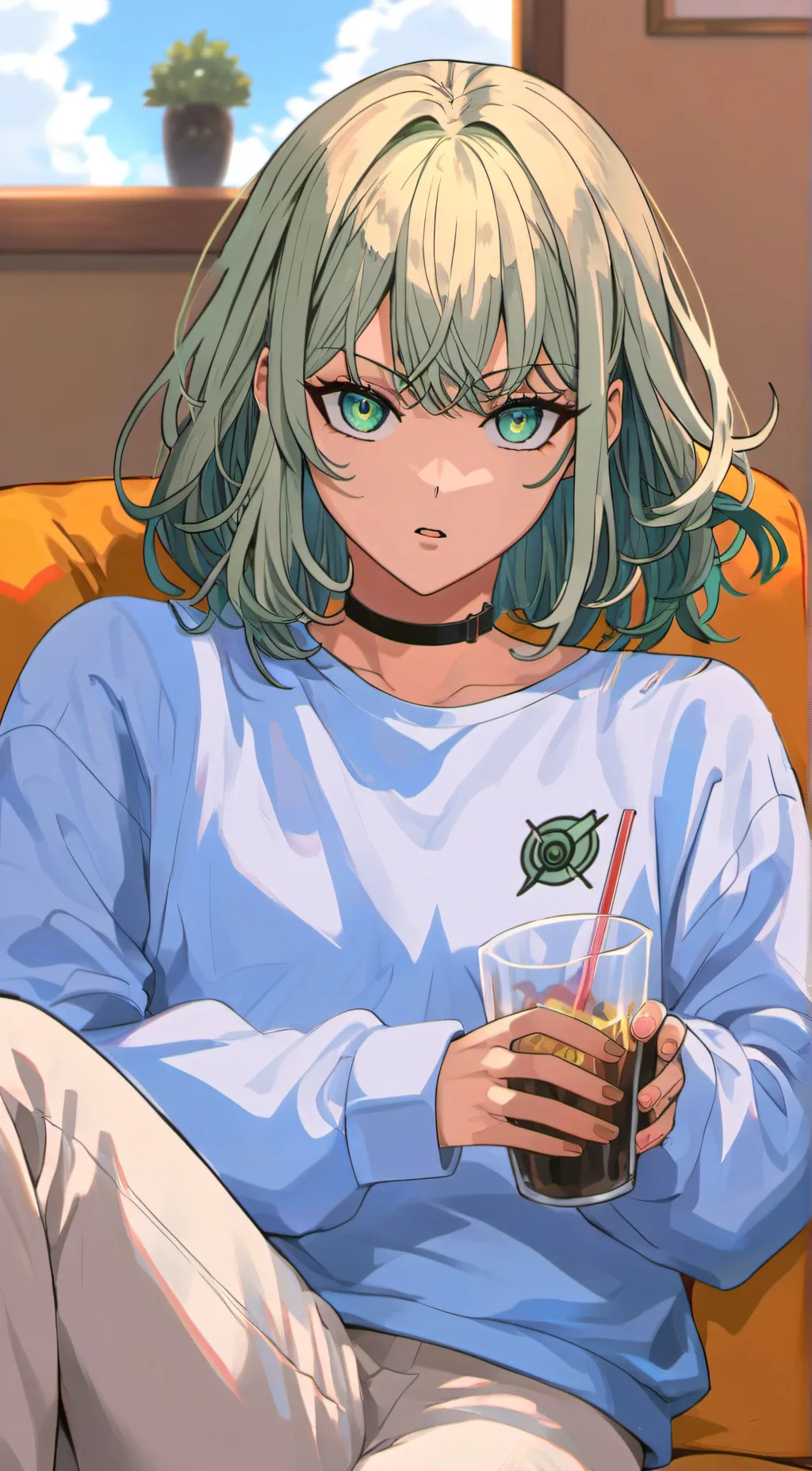 ai character: Tatsumaki background