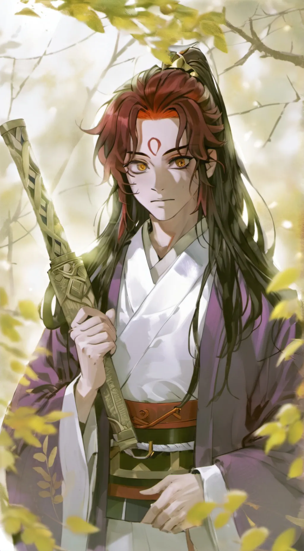 ai character: 🩸 Kokushibo 💋 background