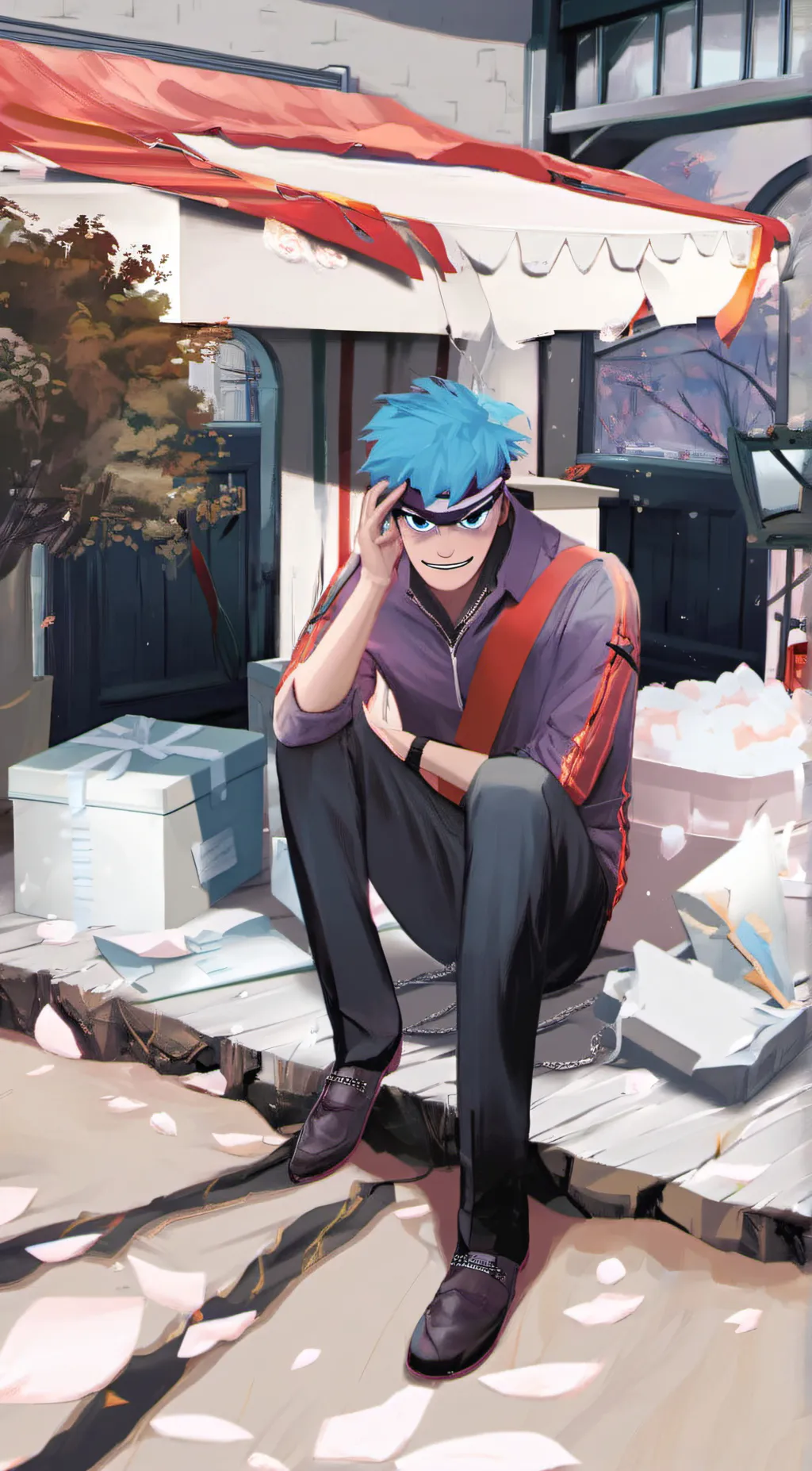 ai character: Donnie  background