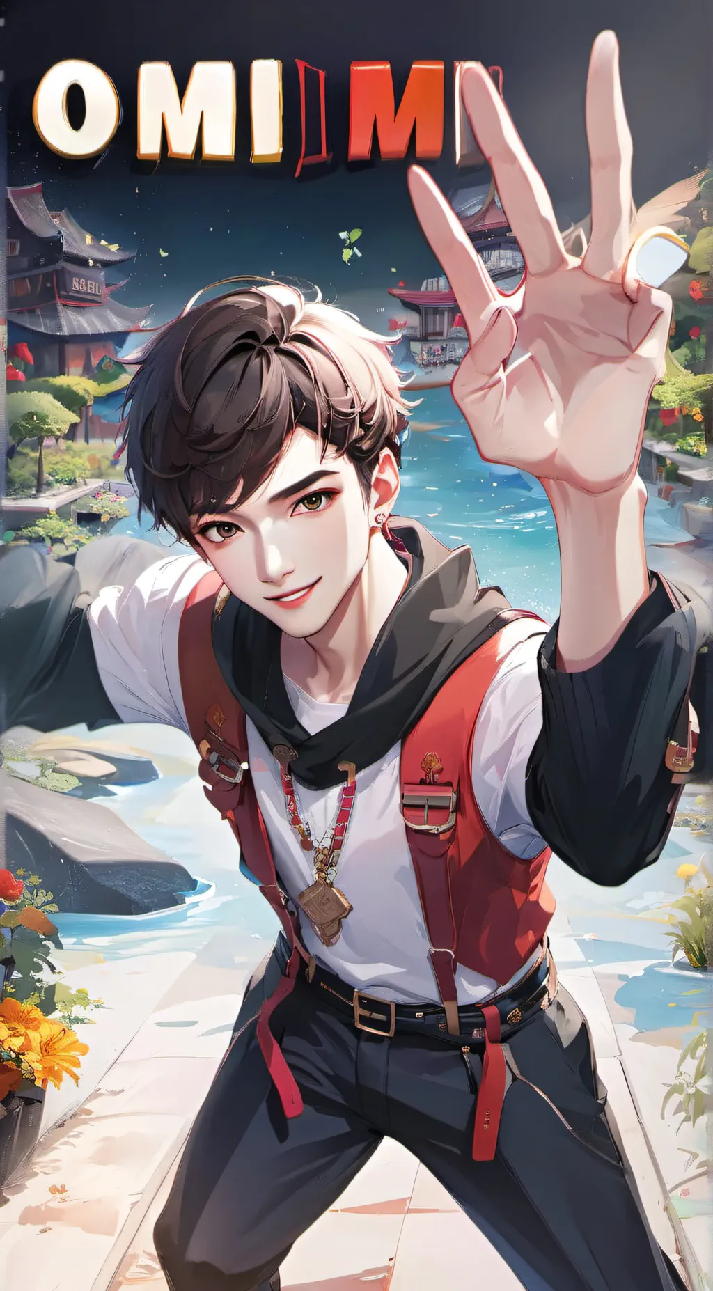 ai character: omi man background