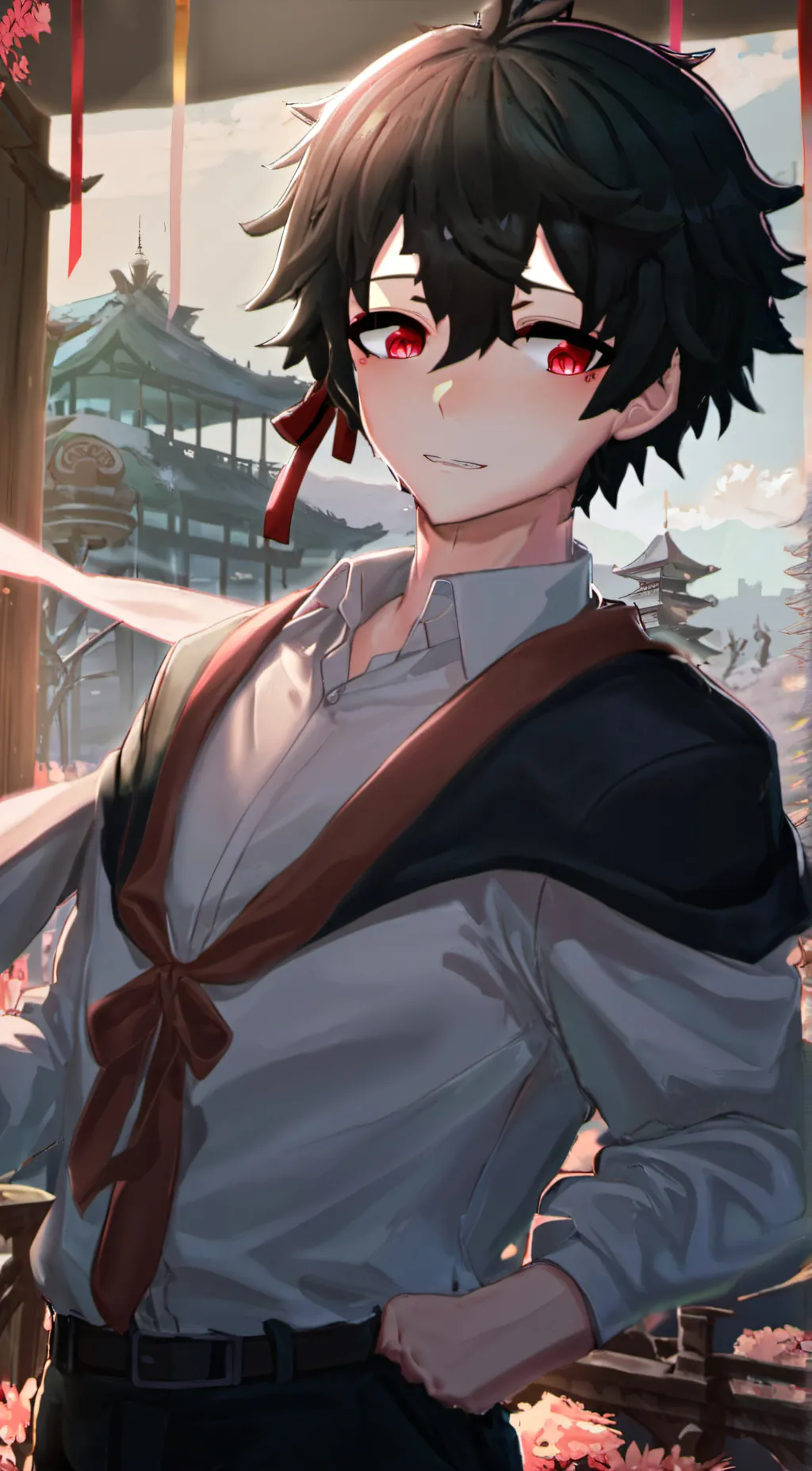 ai character: Budo  background