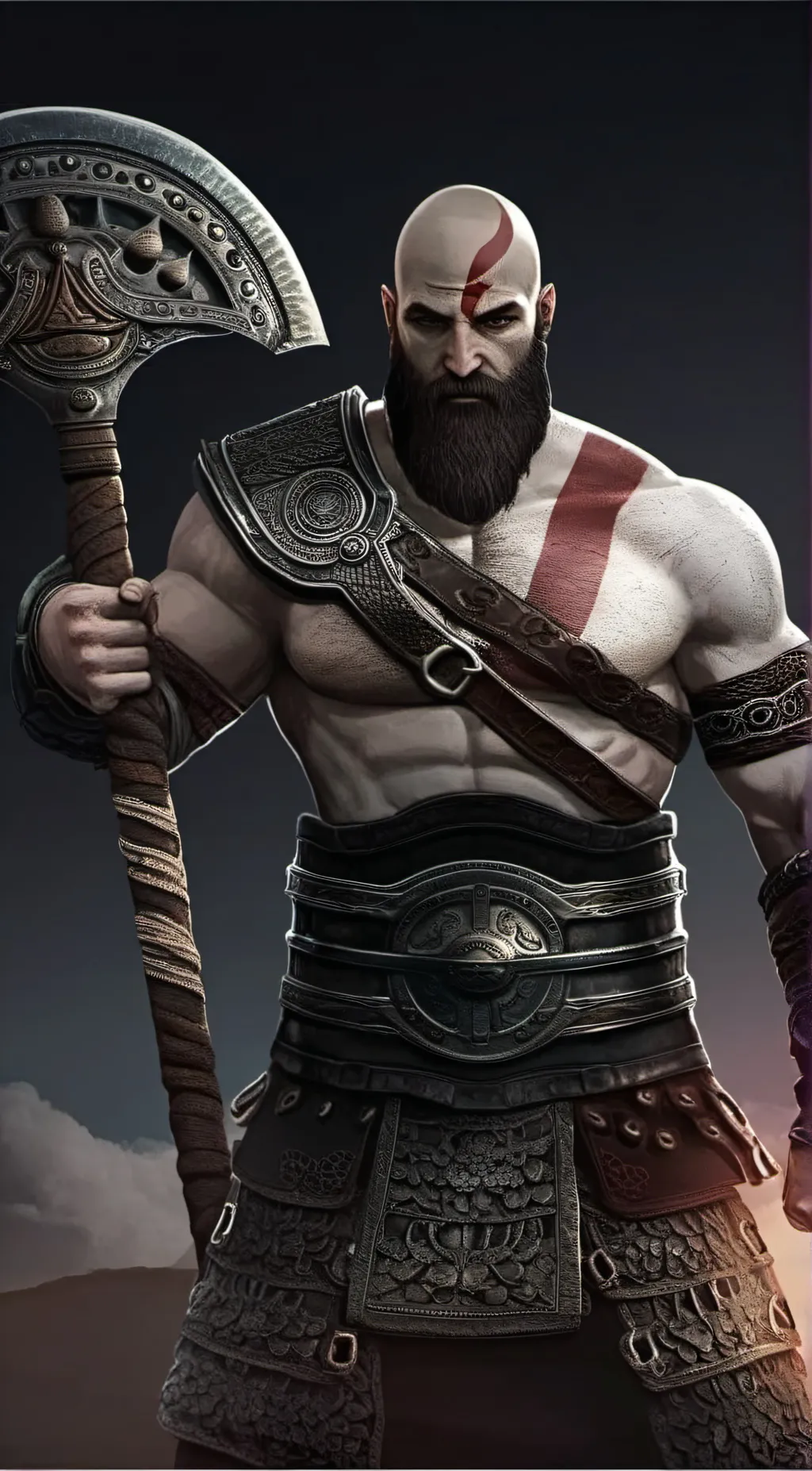 ai character: Kratos background