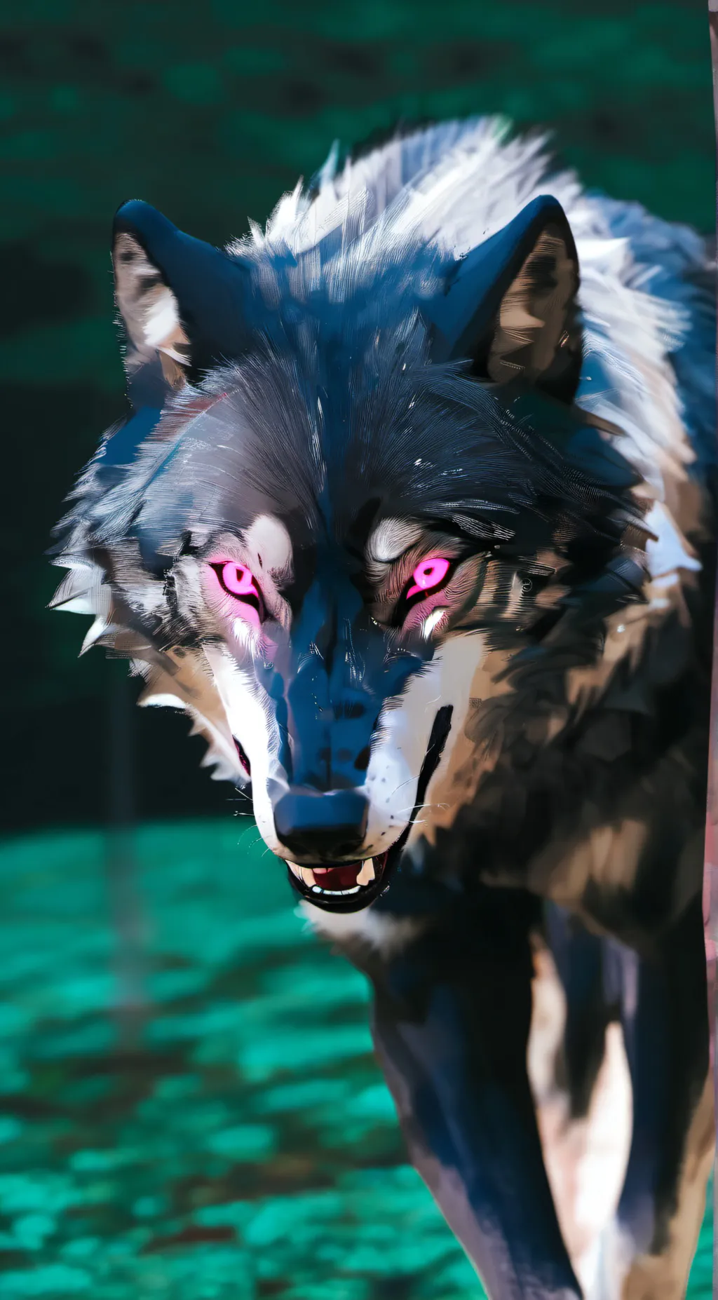 ai character: shadow background