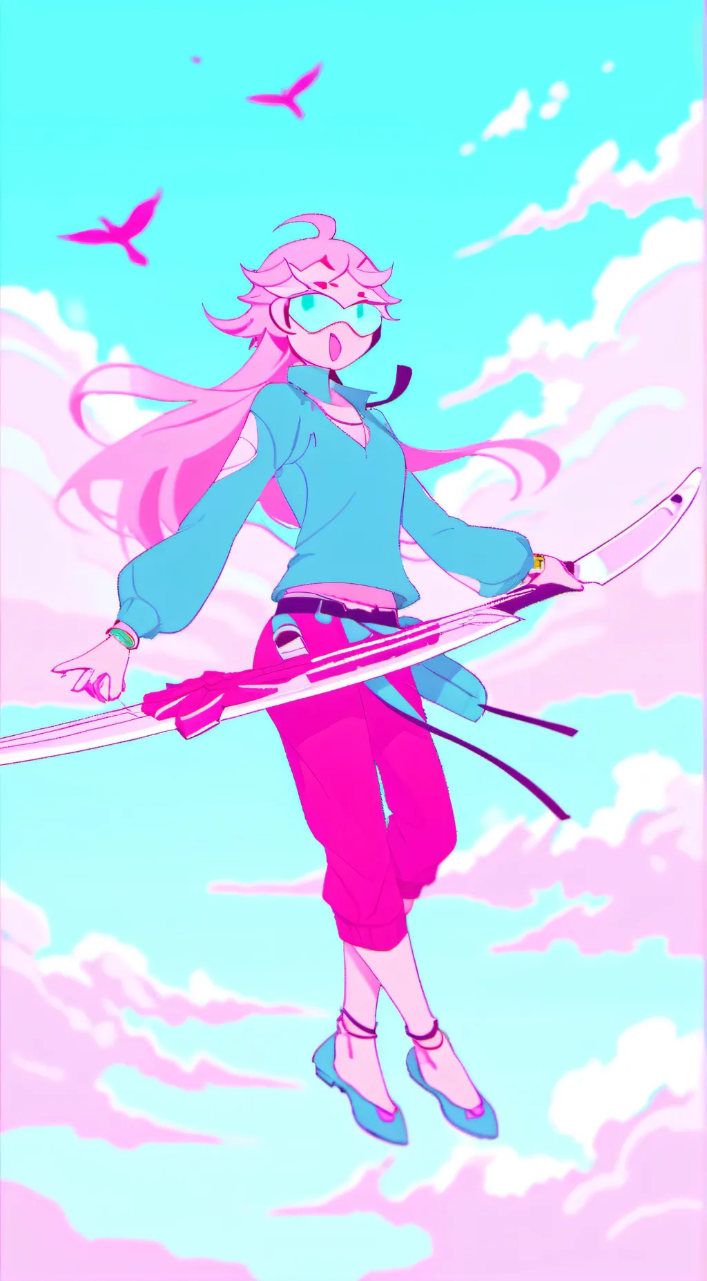 ai character: Soft fuzzy man background